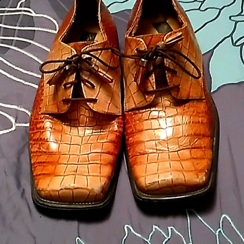Genuine leather man-made upper dress 👞